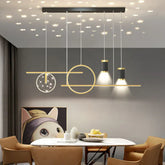 Lampadario su tavolo da pranzo Atmosfera stellata - clowasit.com